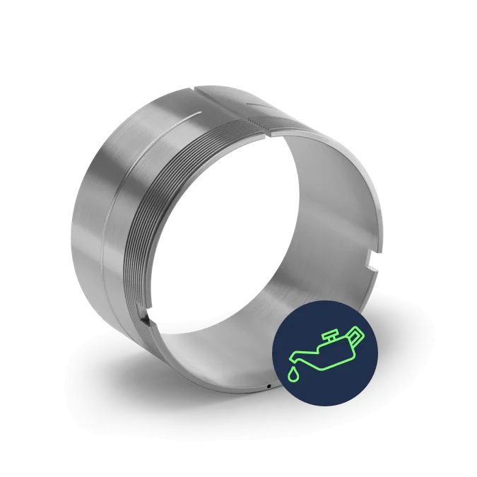 H H Spannhülse mit Ölkanälen