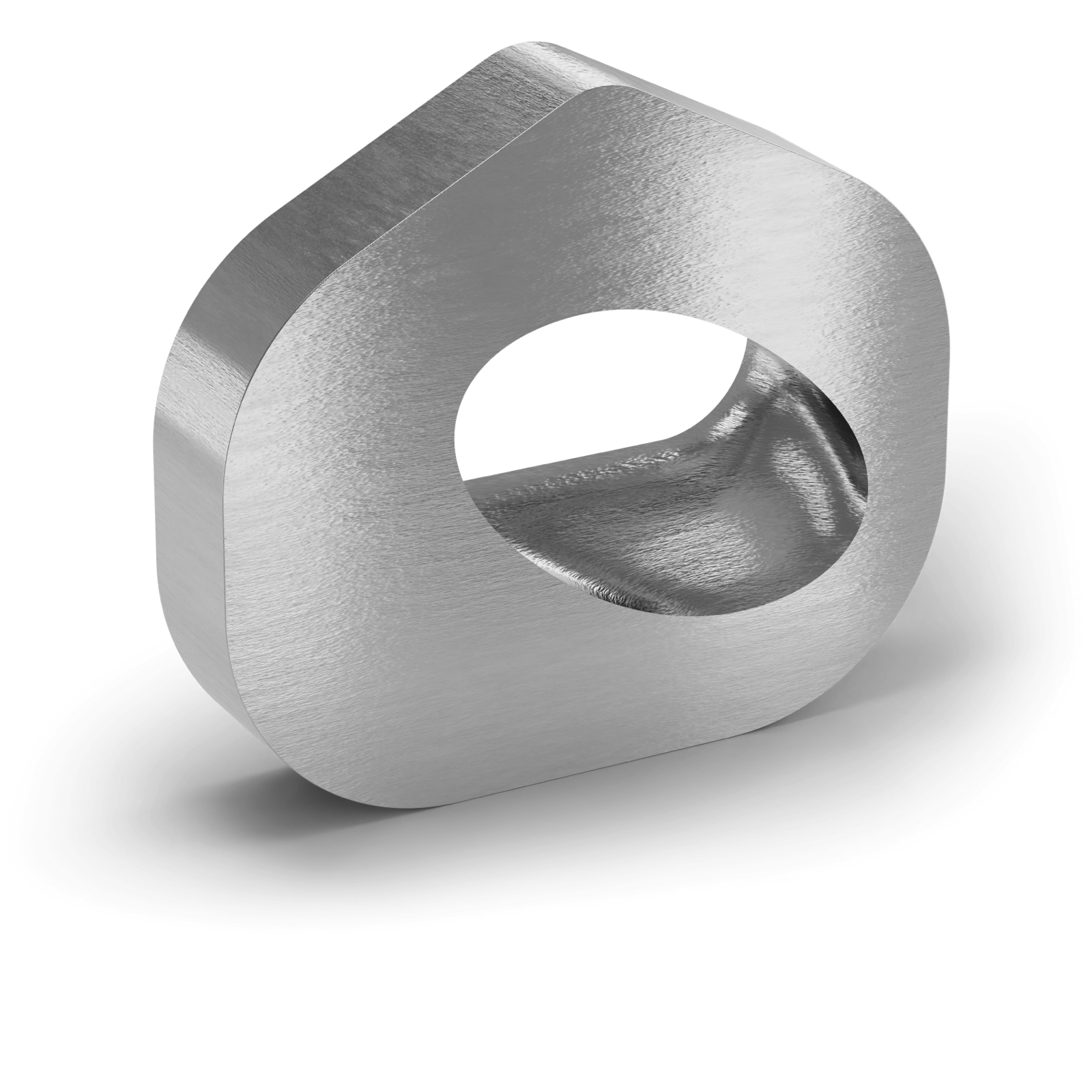 3D-gedrucktes Edelstahl-Bauteil mit komplexer Innenstruktur