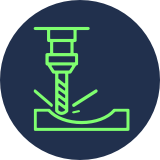 Icon für CNC-Fräsen