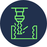 Icon für CNC-Fräsverzahnen