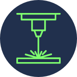 Icon für Laserschneiden