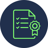 Icon für Zertifizierungen