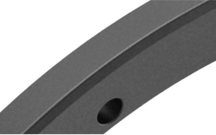 Detailaufnahme von Käfigscheiben paarig gefertigt für Kegelrollenlager