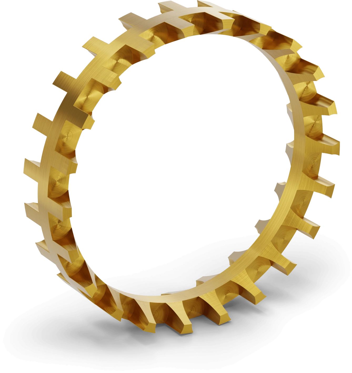 Zylinderrollenlagerkäfig aus Messing