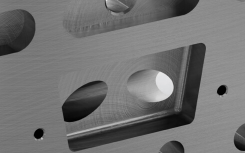 komplexes, hochpräzises Bauteil für PEM-Stacks (Hydrolyseverfahren, Co2-Gewinnung), Detailaufnahme