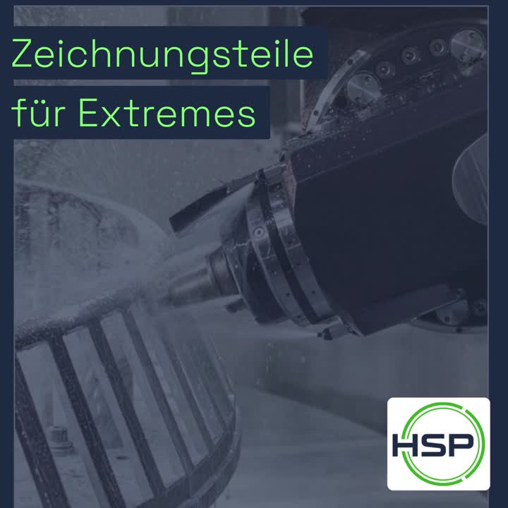 Zeichnungsteile für Herausforderungen jenseits der Norm. Komplexe Geometrien. XXL-Bauteile. Schwer zerspanbare Werkstoffe wie Tita…